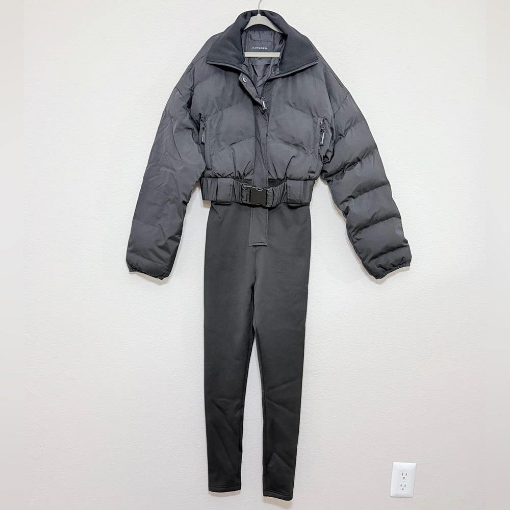 JLUXLABEL Black SKI SUIT
